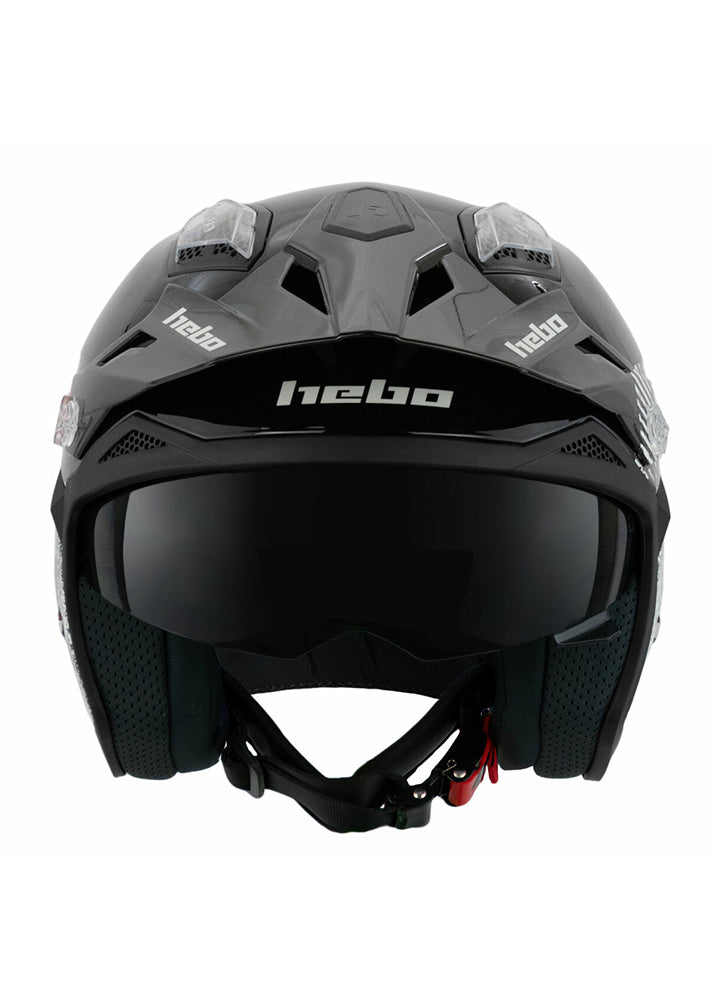 hebo zone 5 helm schwarz
