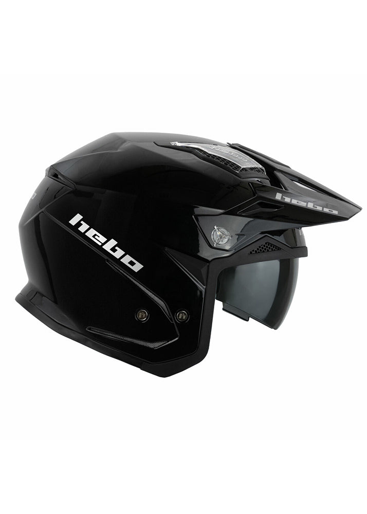 Hebo Zone 5 Helm Schwarz glänzend