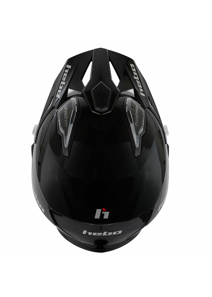 Hebo Zone 5 Helm Schwarz glänzend