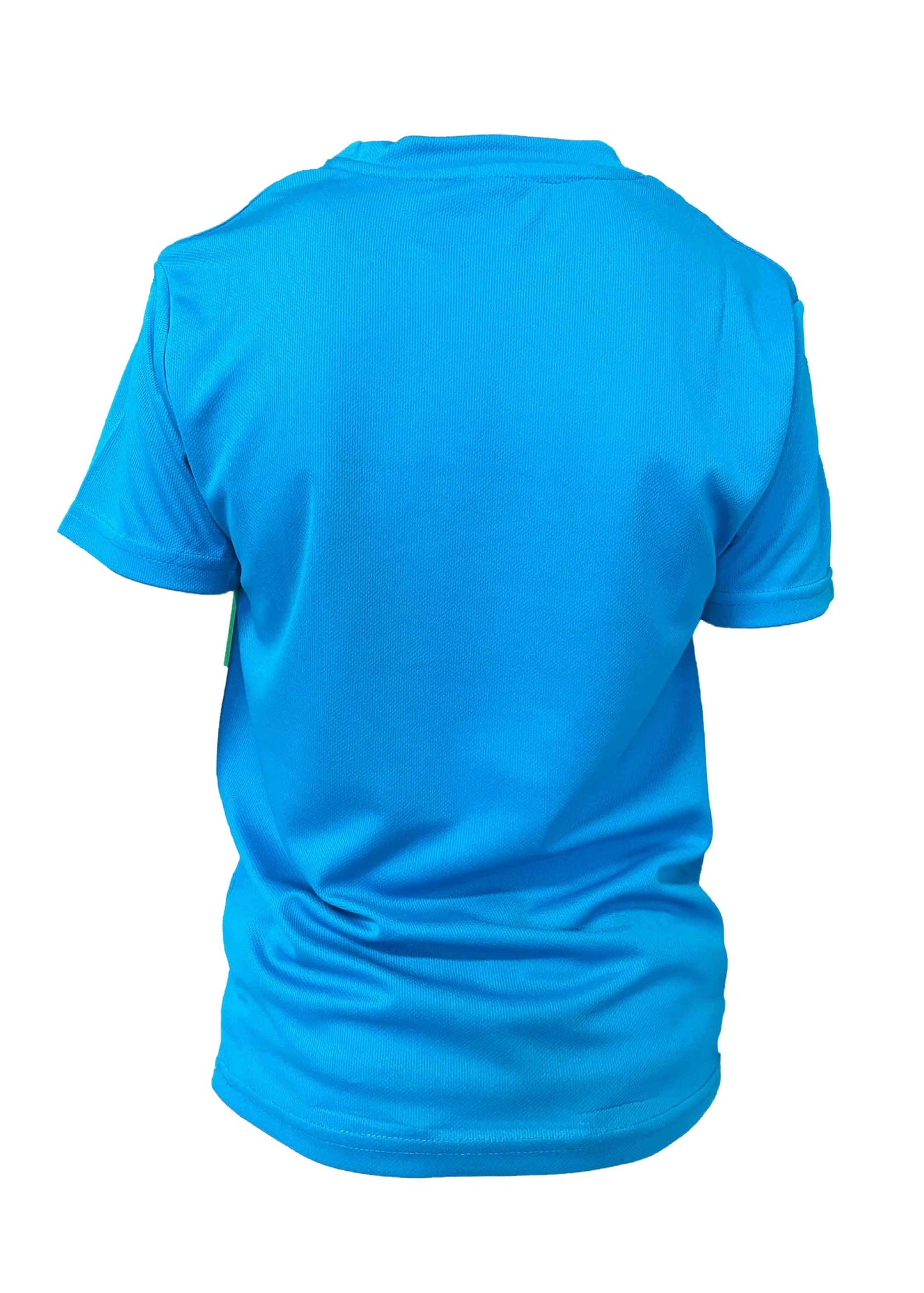 Kids Shirt in blau von hinten