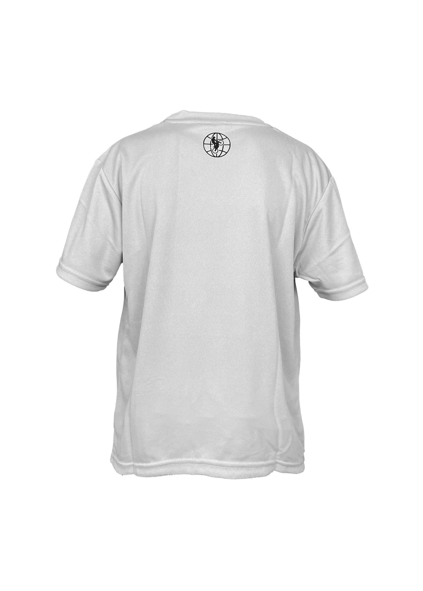 Graues Trainingsshirt von hinten