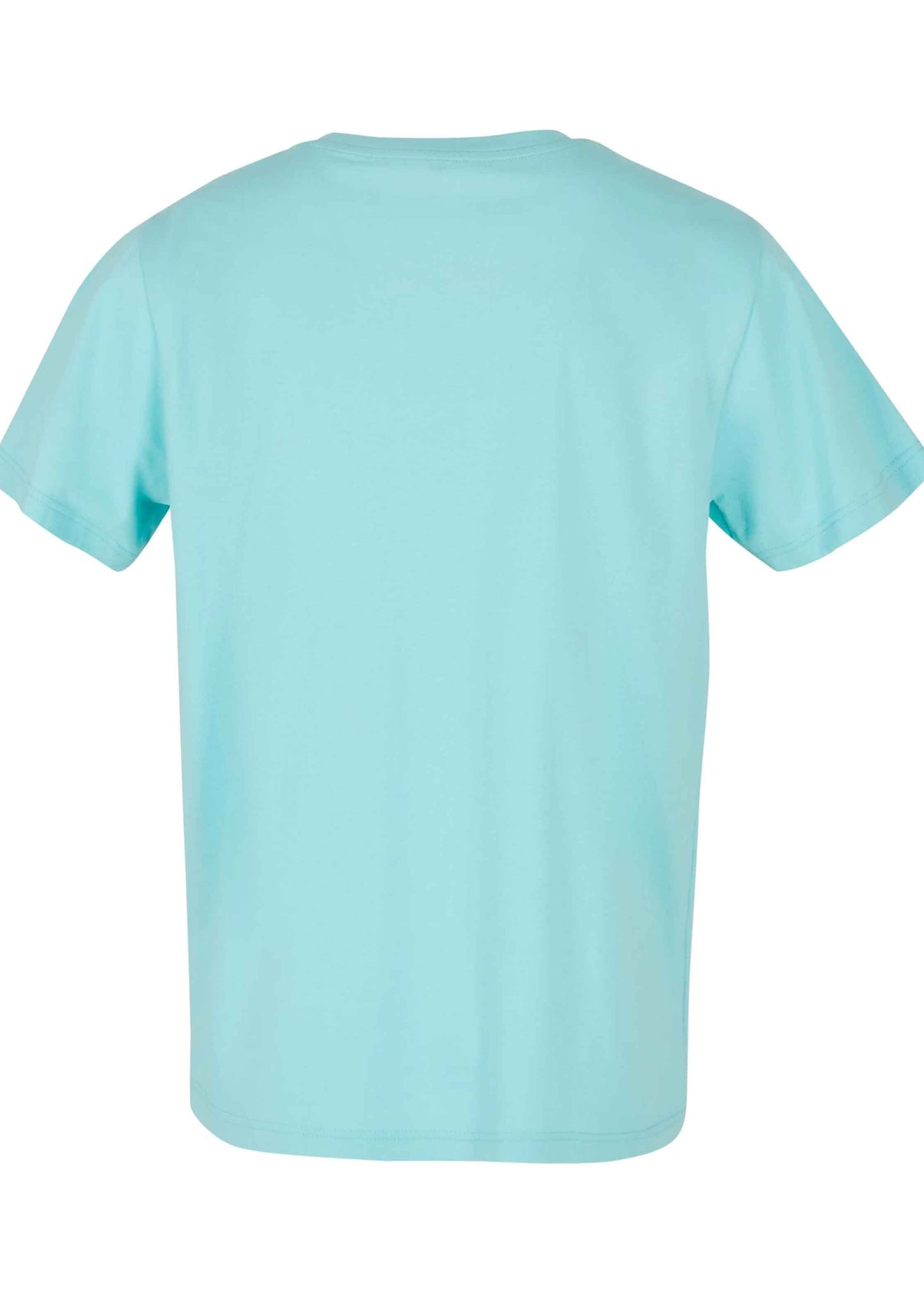 Rückansicht hellblaues Shirt