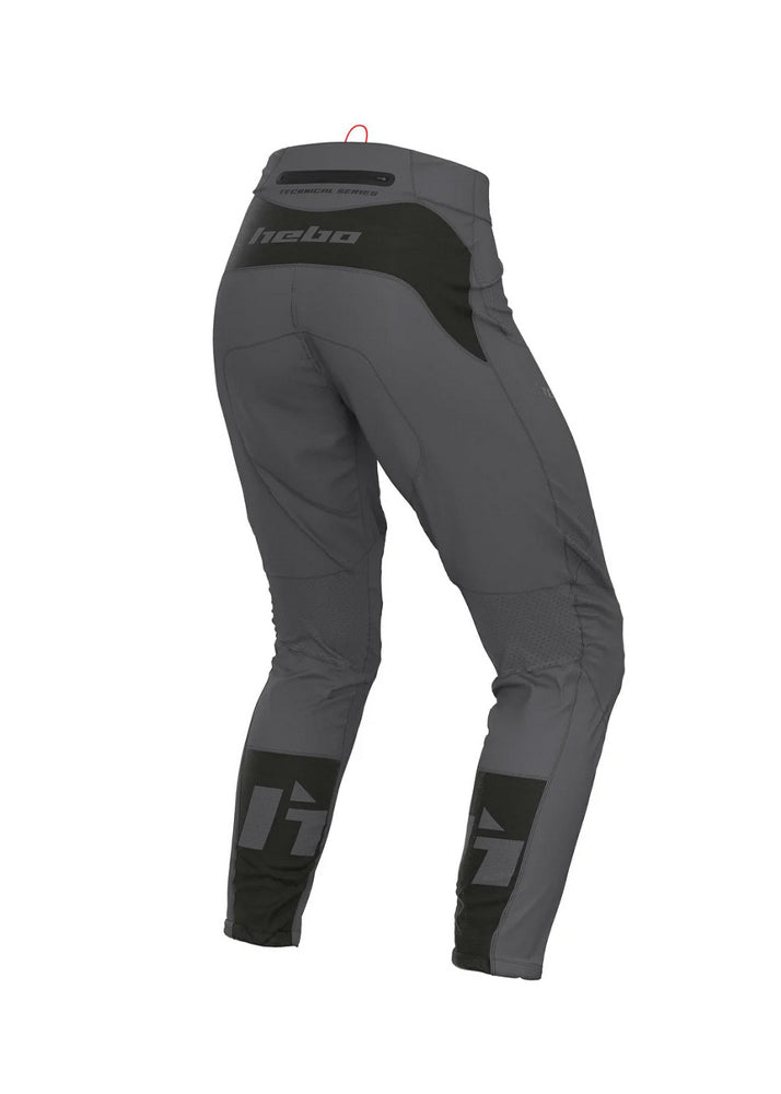 Hebo Tech Hose - Grau Rückansicht