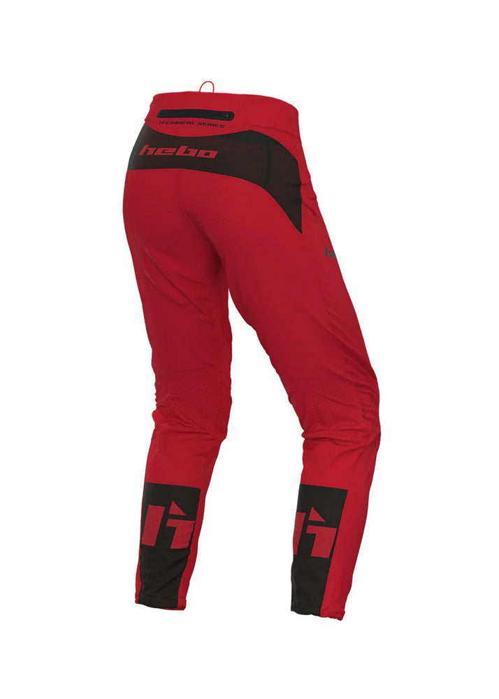 Hebo Tech Hose - Rot Rückansicht