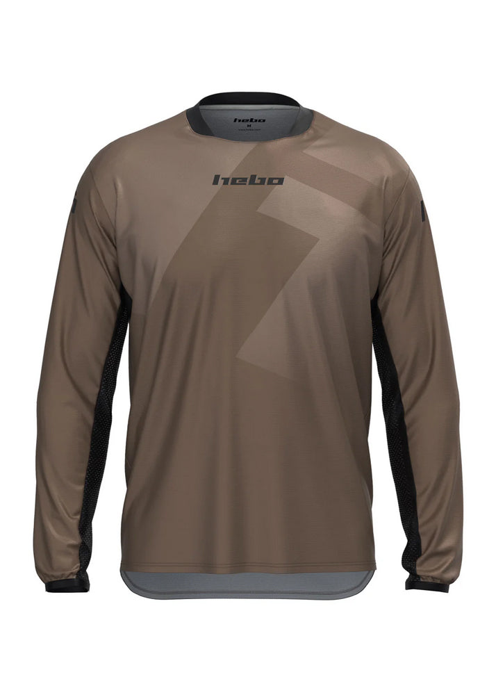 Hebo Tech Jersey - Braun Frontansicht