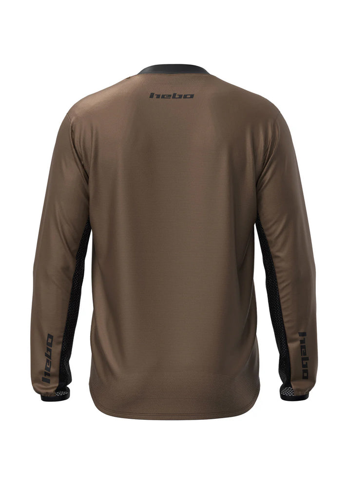 Hebo Tech Jersey - Braun Rückansicht