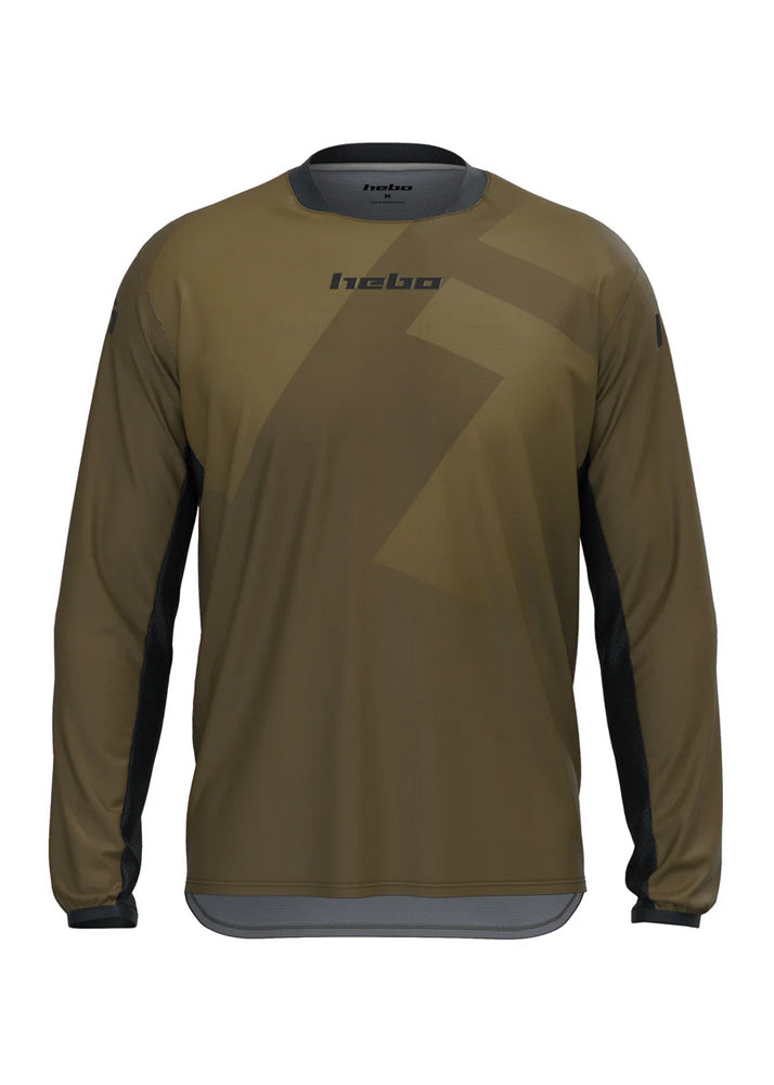 Hebo Tech Jersey - Khaki Frontansicht