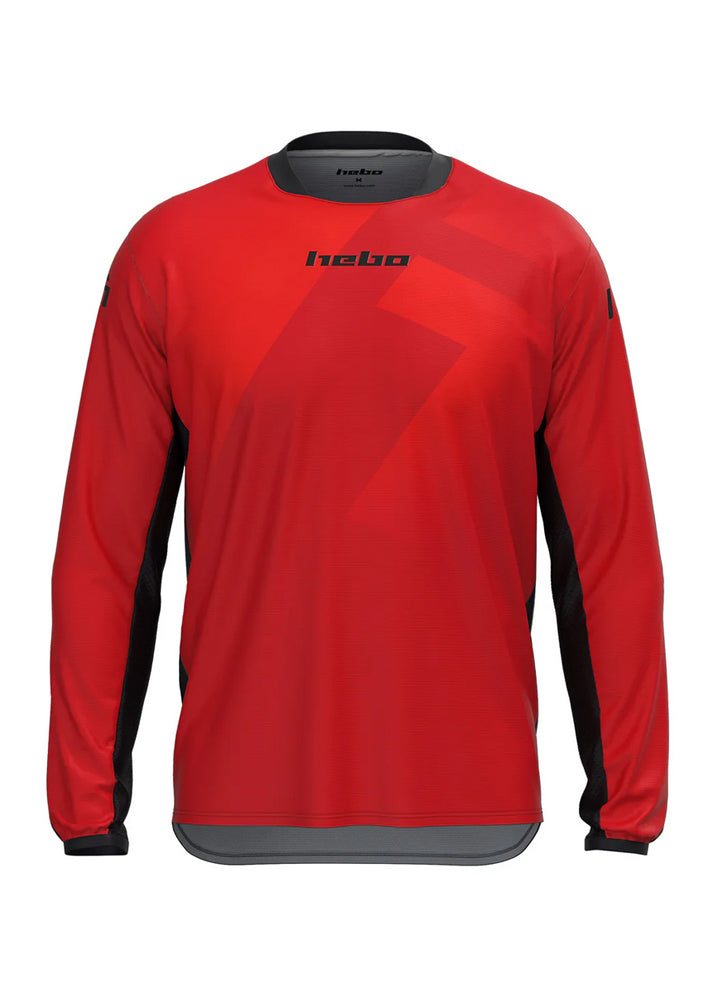 Hebo Tech Jersey - Rot Frontansicht