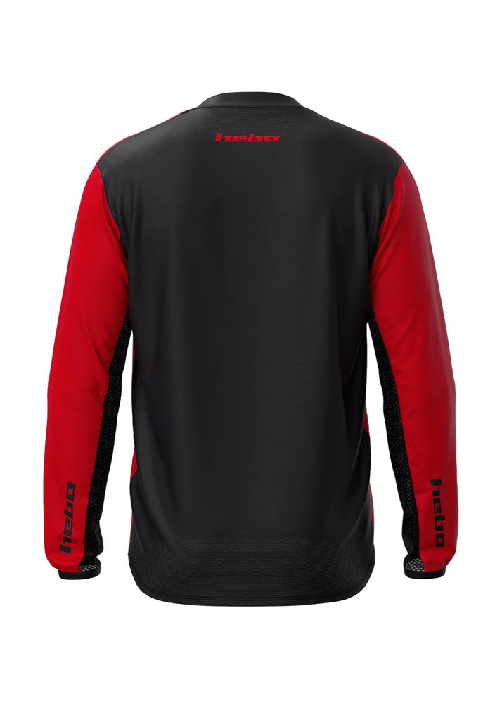 Hebo Tech Jersey - Rot Rückansicht