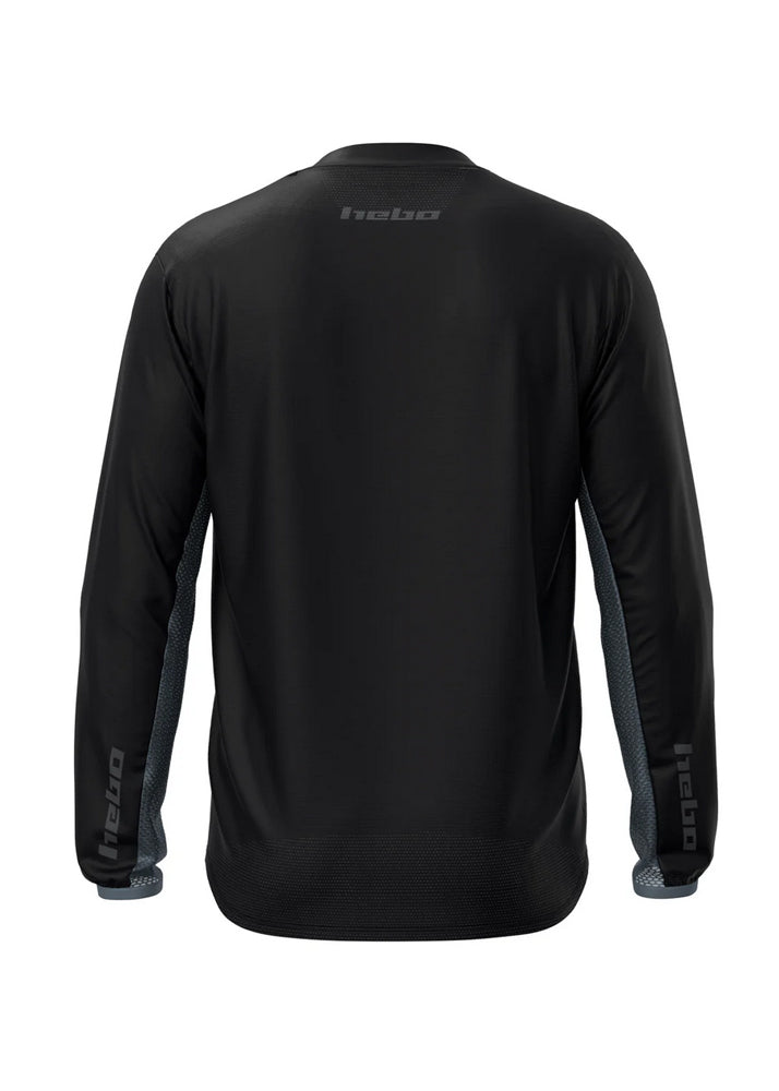 Hebo Tech Jersey - Schwarz Rückansicht