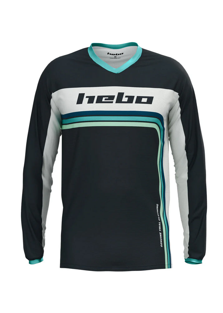 Hebo PRO Retro Jersey - Grün Frontansicht