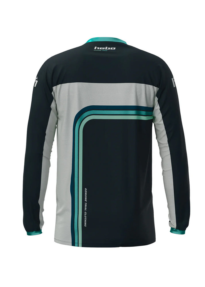 Hebo PRO Retro Jersey - Grün Rückansicht