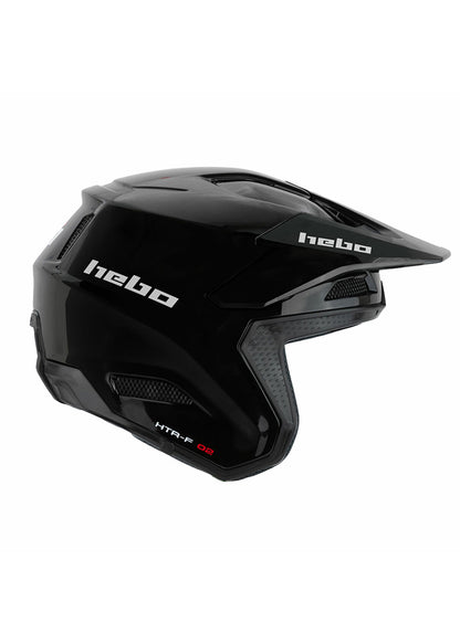 Hebo Zone Pro Fiberglas Helm Schwarz seitlich