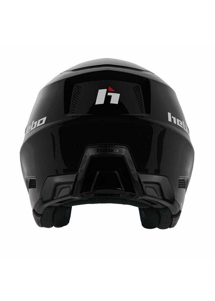 Hebo Zone Pro Fiberglas Helm Schwarz Rückseite