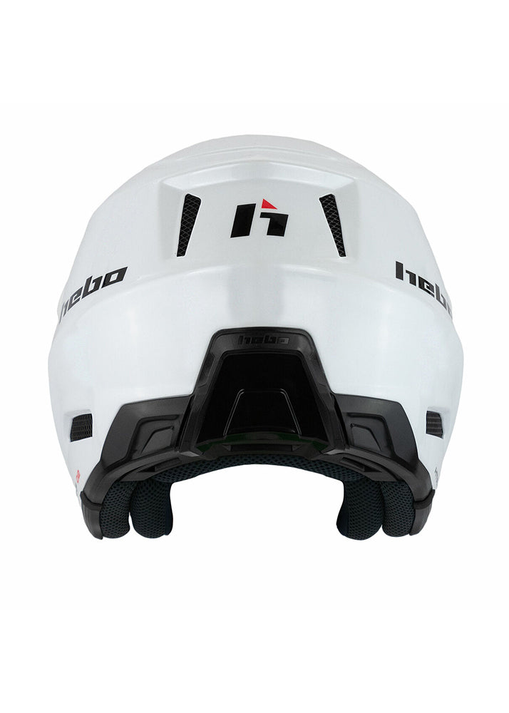 Hebo Zone Pro Fiberglas Helm Weiß Rückseite