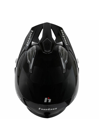 fahrradhelm schwarz glänzend World of Trial