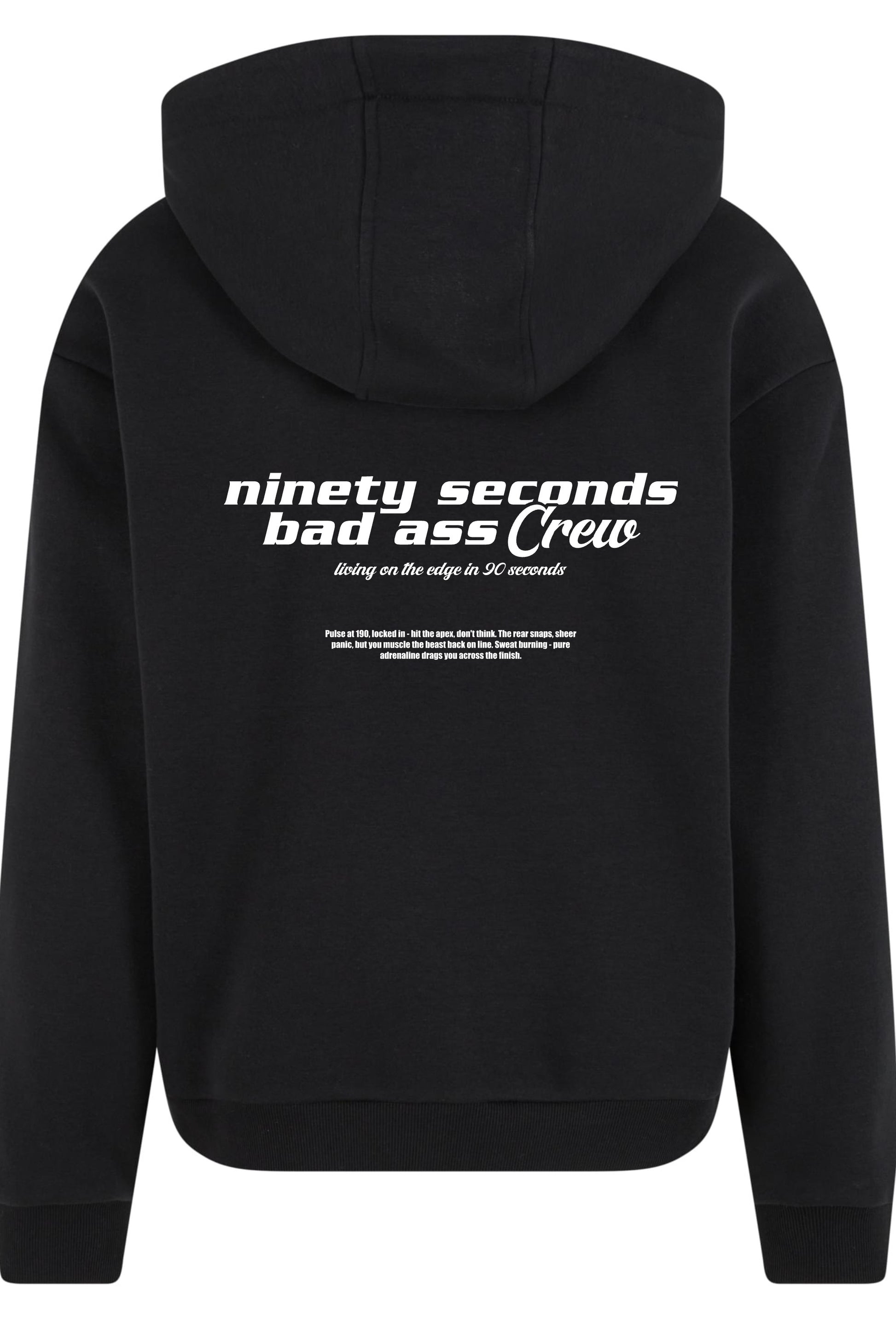 Hoodie schwarz oversize trial