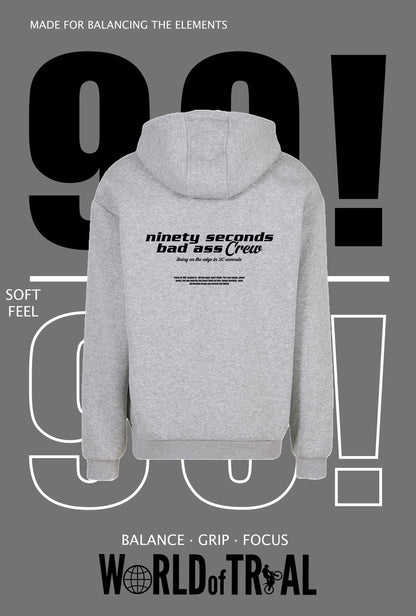 Hoodie Grau oversize trial