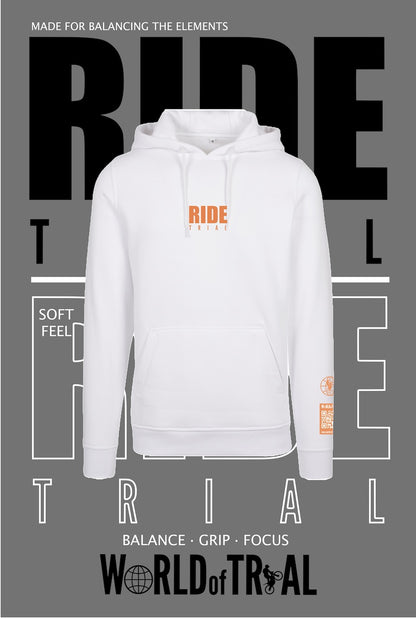 Hoodie weiß trial