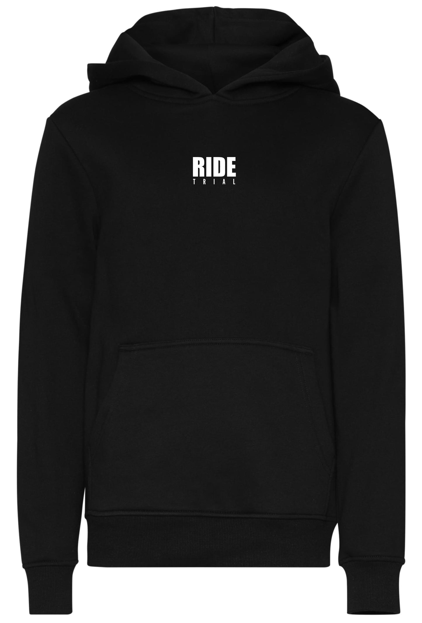 Kids Hoodie Heather Black hinten trial