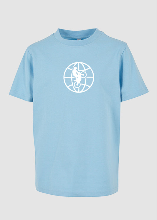 T-Shirt mit großem Print unserer World of Trial Kugel