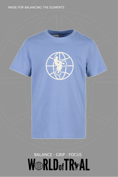 Kids T Shirt blau trial