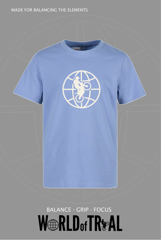 Kids T Shirt blau trial