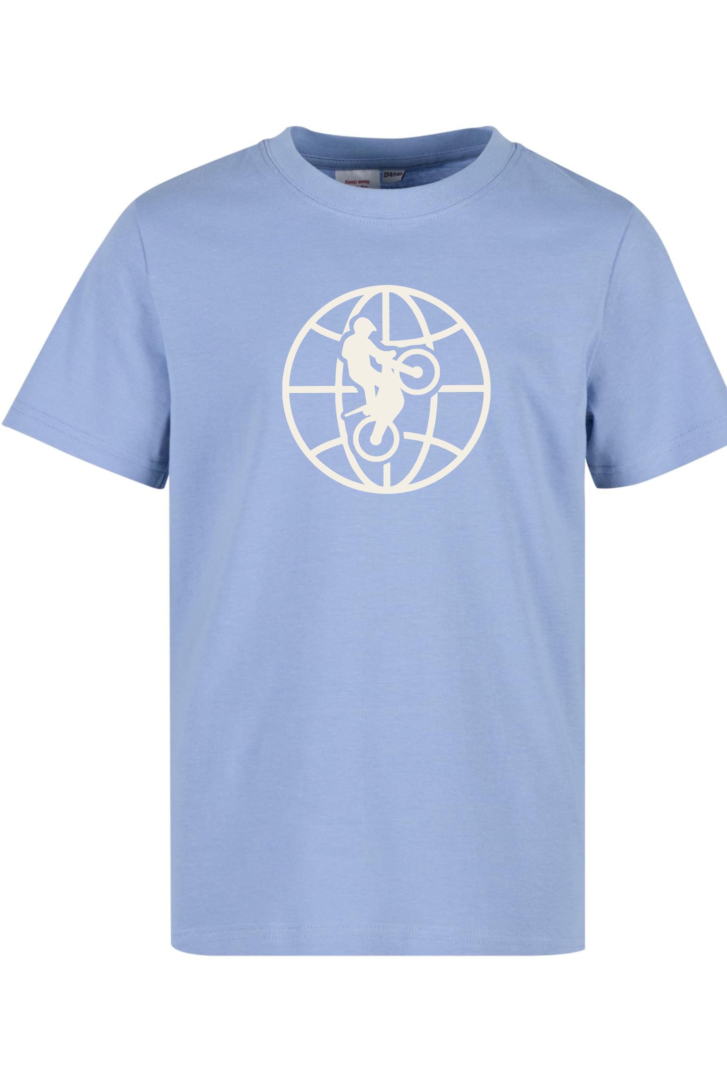Kids T Shirt vorne blau trial
