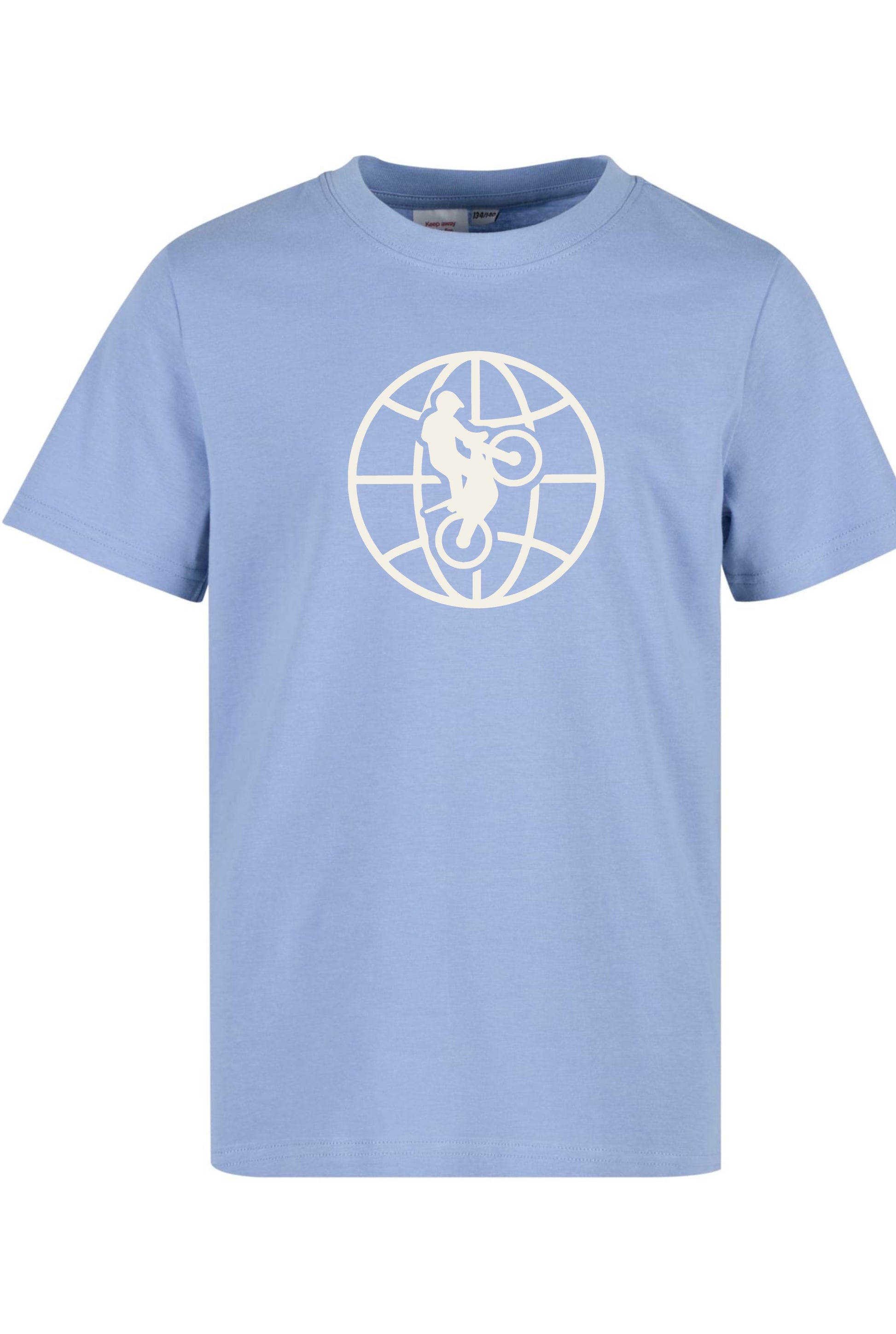 Kids T Shirt vorne blau trial