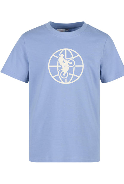 Kids T Shirt vorne blau trial