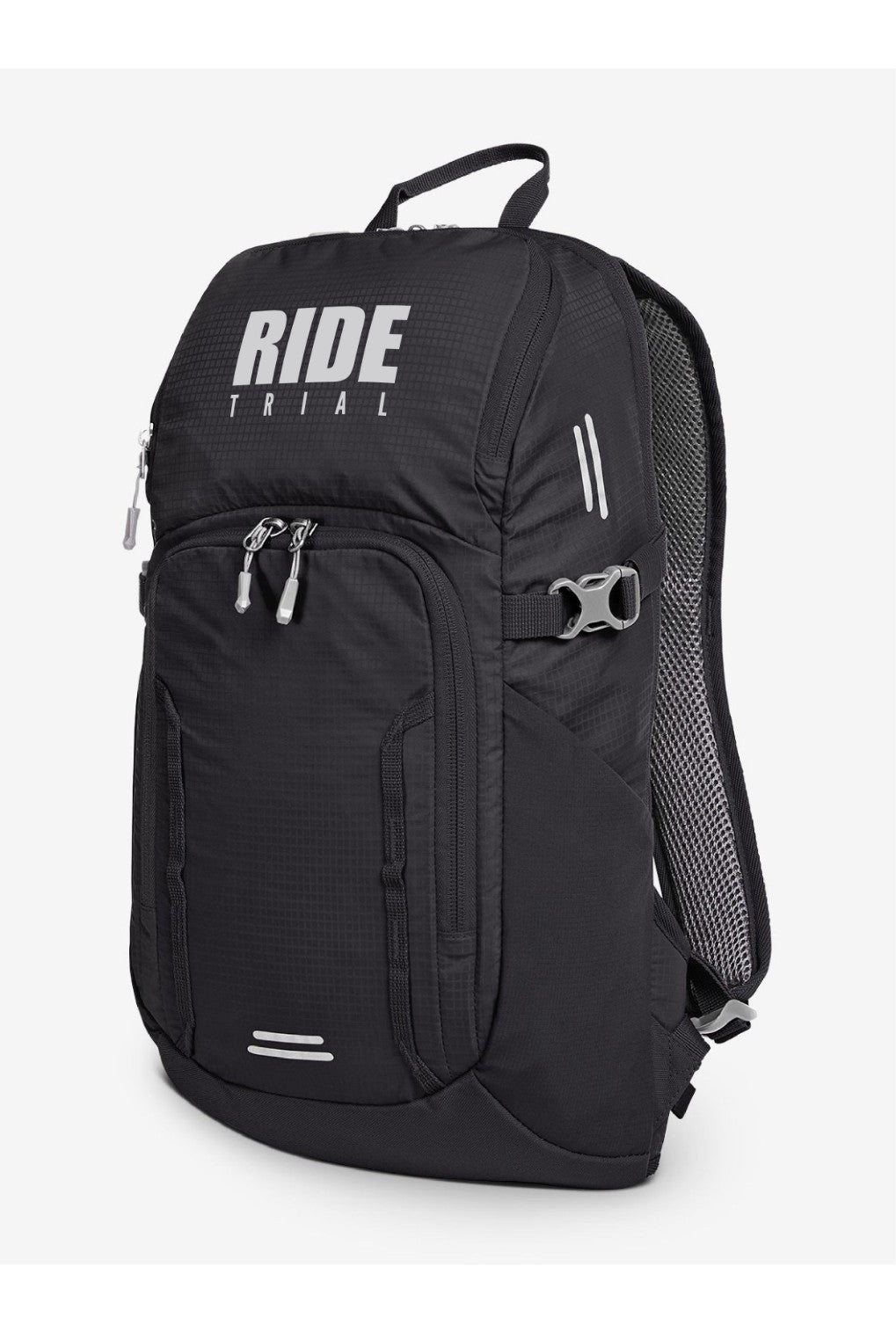 Rucksack schwarz Trial Reflektor