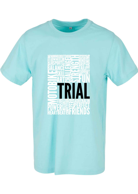 Frontansicht: World of Trial Men T-Shirt "Wordcloud"