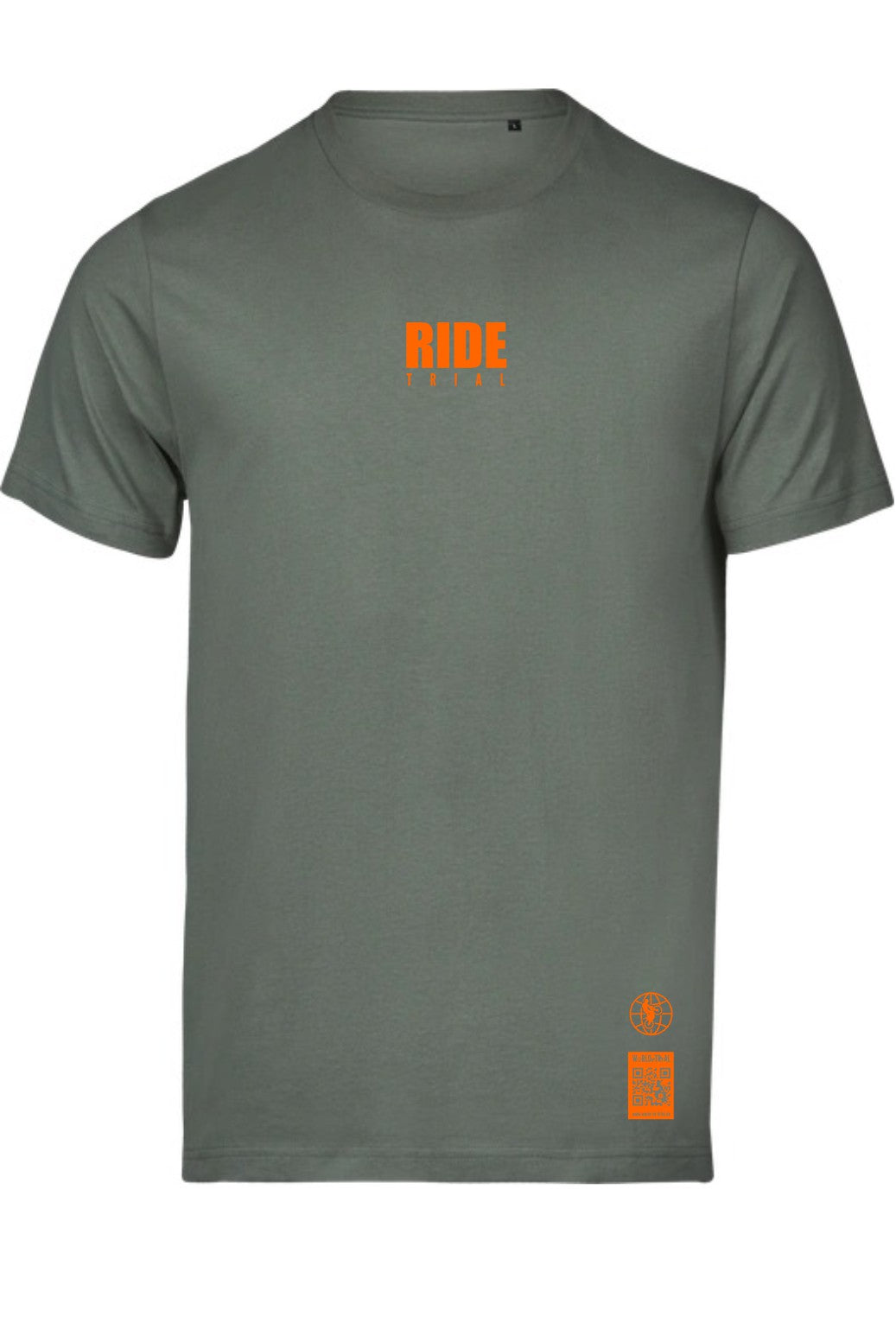 T-Shirt Green Trial Orange