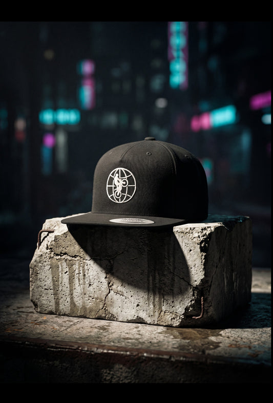 Trial Snapback flacher Schirm schwarz