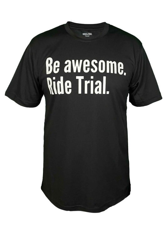 Frontansicht: World of Trial Men Trainingsshirt "Awesome"