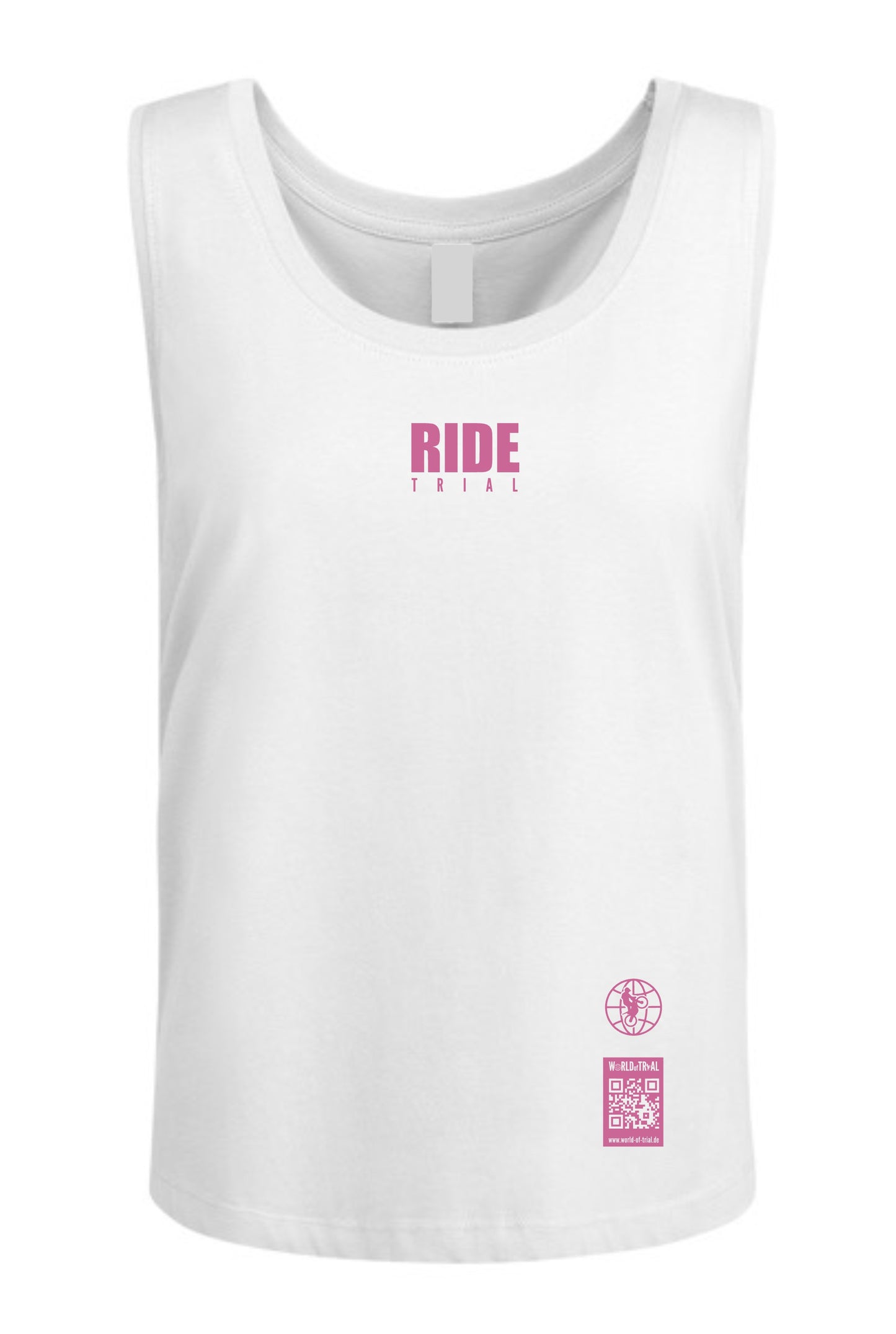 Women Tank Top weiß ride trial