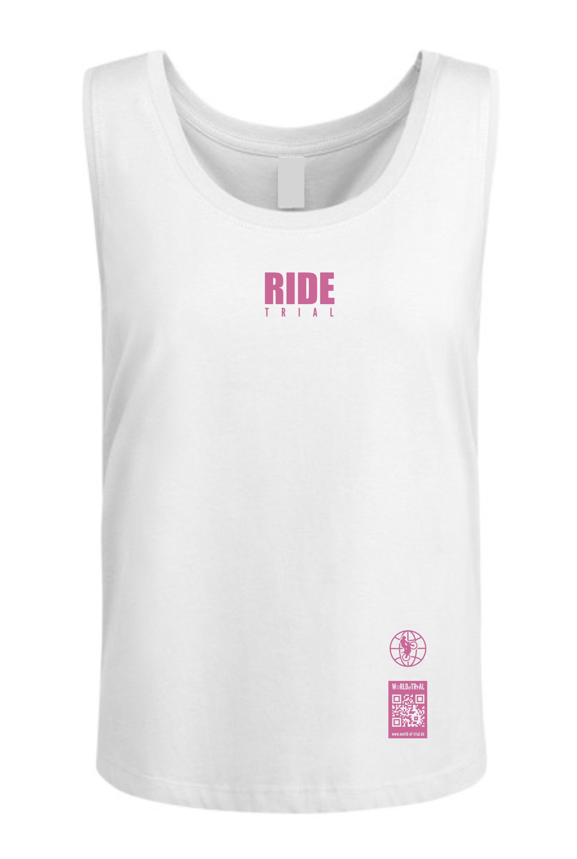 Women Tank Top weiß ride trial