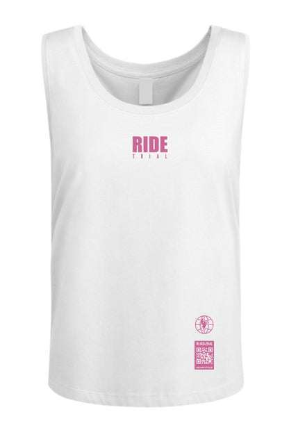 Women Tank Top weiß ride trial